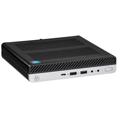 Image de HP EliteDesk 800 G4 PC Mini ordinateur Intel i5 8400T Ram 16 Go SSD 512 Windows 11 Pro (reconditionné)