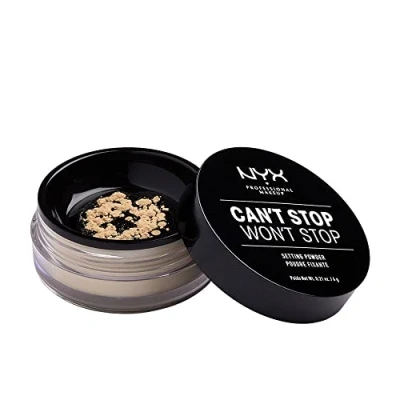 Image de Nyx Professional Makeup CAN&#039;T STOP WON&#039;T SETT. Powder Spray fixant &amp; poudre 2 lightmedium, Femme, Taille: 6 g, light medium