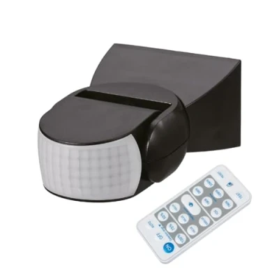 Image de Détecteur de mouvement PIR infrarouge Maclean MCE241 B avec télécommande max. 1200W (lampe à incandescence) 300W (LED)