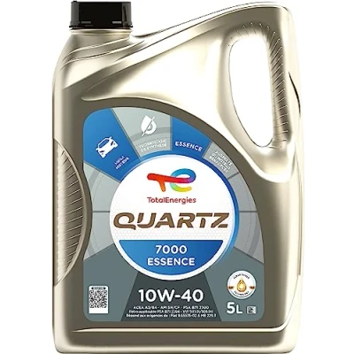 Image de TotalEnergies Quartz 7000 essence 10W 40, Huile moteur, 5 litres