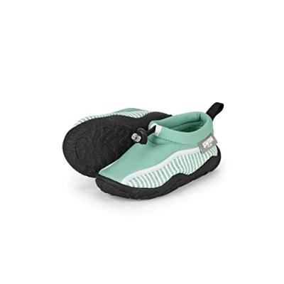 Image de Sterntaler Garçon Unisex Kinder Chaussures de Bain en Maille Unie, Vert Mat, 24 EU