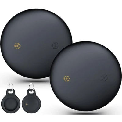 Image de WAFTING Traceur Bluetooth pour Android (Android Uniquement), Localisateur de clés Compatible avec Google Localiser Mon Appareil, étiquettes Suivi clés/valises/Bagages, Lot 2