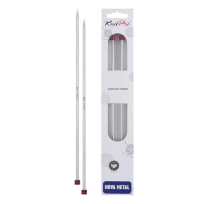 Image de KnitPro KP10217 Nova Aiguille Simple Pointe Bois Multicolore 22 x 0,6 12,5 cm
