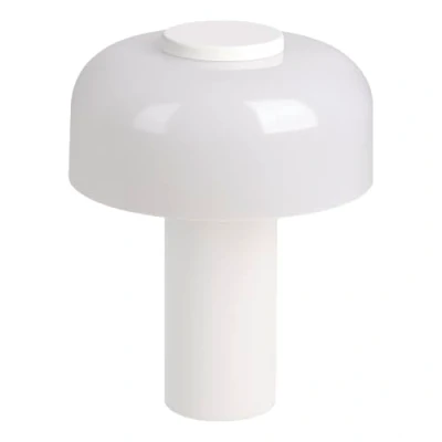 Image de Eglo LED lampe de table extérieure Ponente, chevet tactile à intensité variable, luminaire d&#039;extérieur rechargeable sans fil, métal et plastique blanc, blanc chaud neutre, IP44