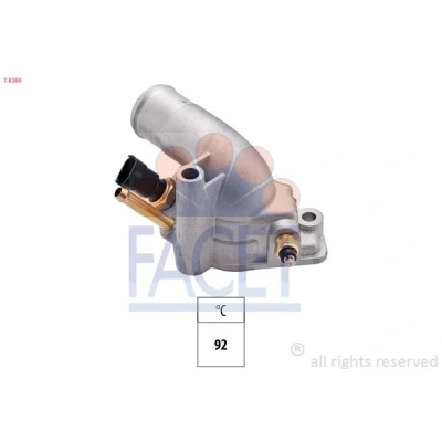 Image de FACET 7.8288 Thermostat d&#039;eau 92C Made in Italy OE Equivalent avec joint d&#039;étanchéite OPEL: Vectra B Berline, CC, Break
