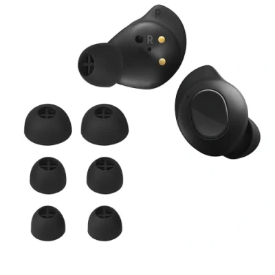 Image de kwmobile 8X Embout Compatible avec Sennheiser Momentum True Wireless 3 Embouts de Rechange en Silicone pour Écouteurs Noir