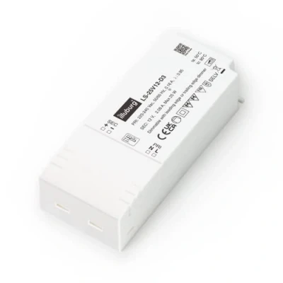 Image de illuburg Transformateur LED 12V 10W 25W Variable TRIAC pour Bande Ampoule Bloc d&#039;Alimentation Driver