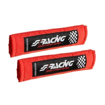 Image de Simoni Racing CC2/R V Coussinet de ceinture Rouge Microfibre