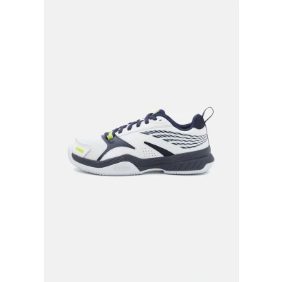 Image de K SWISS Speedex HB Chaussures de tennis pour terrebattueerre battue, Homme, Taille: 43, White/peacoat/lime green