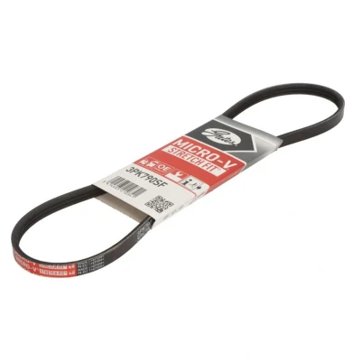 Image de GATES Micro V Stretch Fit 3PK790SF Courroie Poly 790 3 Polyester, EPDM (éthylène propylène diène caoutchouc) MAZDA: 2 3/5 portes, portes