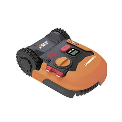 Image de WORX LANDROID 500 m² Robot Tondeuse Connecté WR141E (Installation Facile, Configurable, Autonome, Contrôle à Distance Via APP, Tonte Intelligente,Tond sous la Pluie)