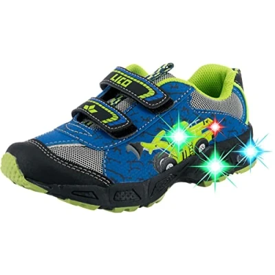 Image de Lico Garçon Loader V Blinky Boty, Bleu Blau Schwarz Lemon Lemon, 28 EU
