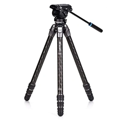Image de BENRO Trepied Vidéo Carbone Tortoise 34CLV+S4PRO TTOR34CLVS4PRO