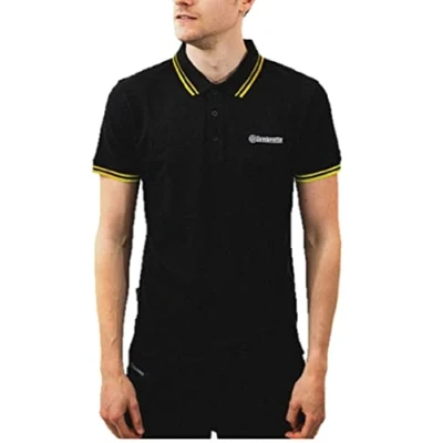 Image de Lambretta Double pointe Hommes Polo SS1608 2 BLK/GOLD