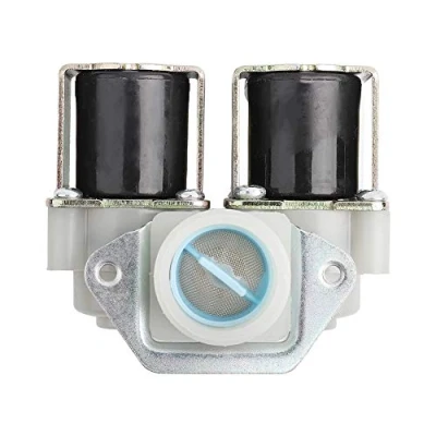 Image de Électrovanne DN20 G3/4 DC 12 V normalement fermée double 0.02 0.8Mpa tête électrovanne d&#039;entrée d&#039;eau pour Machine à laver