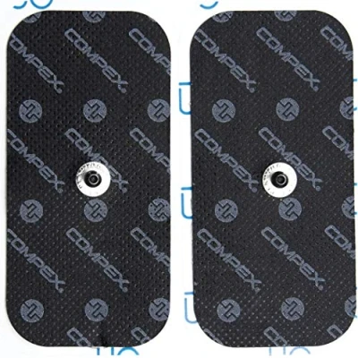 Image de Compex Mixte Performance 1 Snap Electrode, Noir, 5 x 10 cm EU