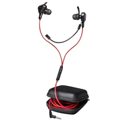 Image de Trust TRU GXT 408 Casque Avec fil Ecouteurs Jouer Noir, Rouge Neuf