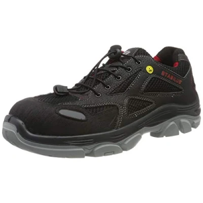 Image de Stabilus Mixte 6130a Chaussures de sécurité, Noir (Rot Schwarz Rot Schwarz), 45 EU
