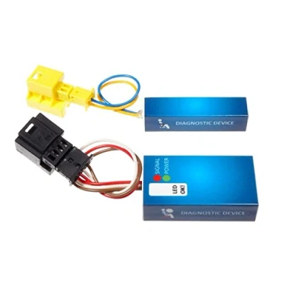 Image de TBVPARTS Emulateur Capteur Occupation Siège SRS Simulateur Copilote Émulateur Bypass Pour W203 2004 2007 W209 2005 2009 Solution de panne Lumière Rouge Tapis