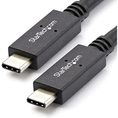 Image de StarTech.com Câble USB C vers avec Power Delivery (5A) de 1 m M/M 3.1 (10 Gb/s) Certifié IF (USB31C5C1M)
