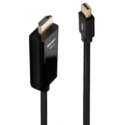 Image de LINDY Câble Mini DisplayPort vers HDMI 4K30 (DP:passif) 2m