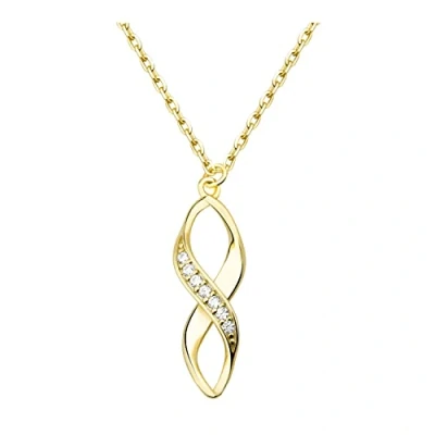 Image de Sofia Milani Twisted Collier, Femme, Taille: One Size, Gold coloured