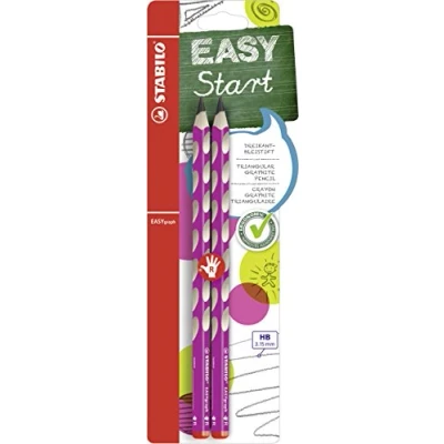 Image de Stabilo Easygraph Crayon d&#039;écriture pour droitier rose