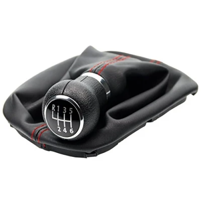 Image de L&amp;P A257 3 Soufflet Levier de Vitesse Pommeau la Coiffe cuirette avec Cadre Piece Rechange Nombre 3B0711113