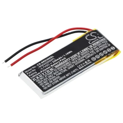 Image de TECHTEK Batteries Compatible avec [Cardo] Q1, Q3, remplace [Scala Rider] Rider FM, Solo FBA