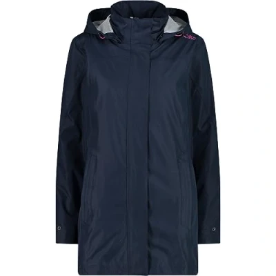 Image de CMP Veste femme à capuche avec boutons pression, Noir Bleu, M