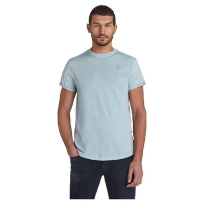 Image de G Star LASH R T S\S Tshirt basique mauve, Homme, Taille: XS, Mauve
