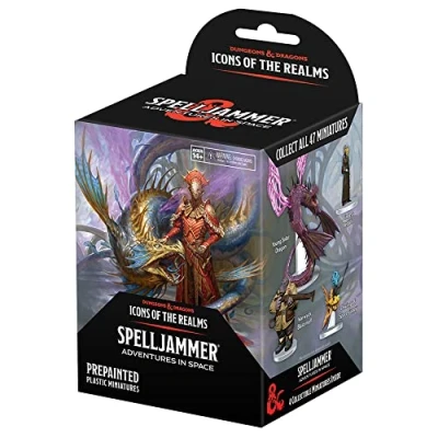 Image de WizKids D&amp;D Icons of The Realms : Spelljammer Adventures in Space Booster (lot de 24) Miniatures, assortiment al atoire, Donjons &amp; Dragons
