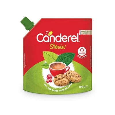 Image de CANDEREL GREEN Édulcorant Doypack Poudre Cristallisée à base de Stévia Zéro Calories 1 x 150g