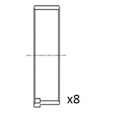 Image de FAI AutoParts BB2039 STD Coussinets De Vilebrequin RENAULT: Super 5 3/5 portes, CLIO 2, 3, DACIA: Duster SUV, Lodgy, Sandero I