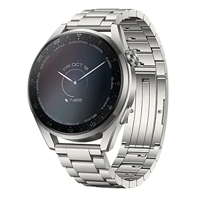 Image de HUAWEI Watch 3 Pro 4G Montre Intelligente Écran AMOLED 1,43&quot; Téléphonie eSIM Autonomie de la Batterie 5 Jours SpO2 et Mesure fréquence Cardiaque 24h/24 7j/7 GPS ATM