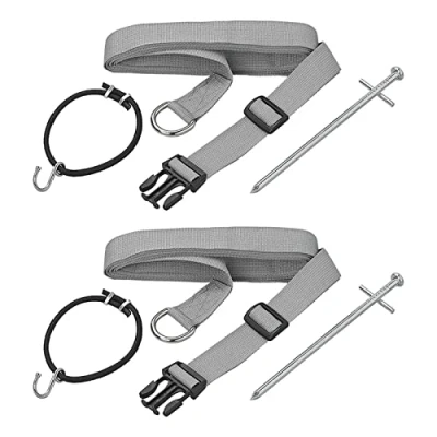 Image de Kit de fixation anti tempête 2 x 2,90 m pour auvent, caravane