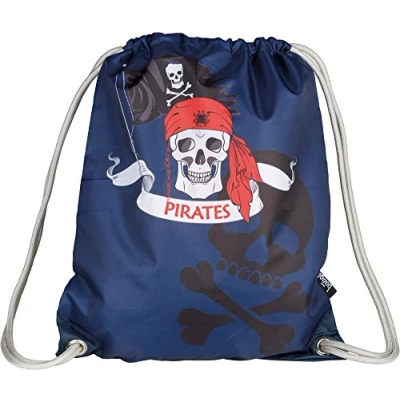 Image de L&#039;école Sac à chaussures dos cordon de serrage, Pirates