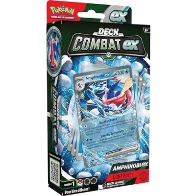 Image de Asmodee Pokémon : Deck de Combat Amphinibi ex ou Kangourex (Modèle aléatoire) Jeux société Jeu Cartes à Jouer et collectonner Version française