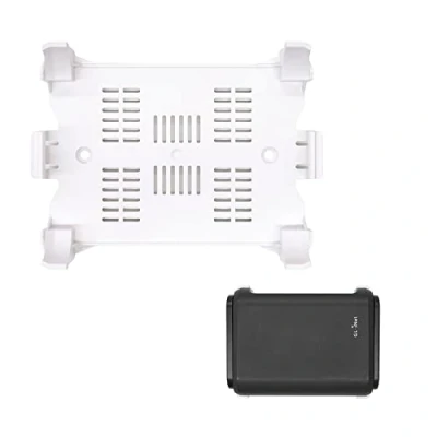 Image de GL.iNet WiFi Router Holder Wall Mount with Screws, Compatible GL A1300 (Slate Plus), SFT1200 (Opal), MT1300 (Beryl) Router, Networking Device Bracket, Easy to Install (White)