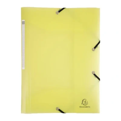 Image de Chemise 3 rabats EXACOMPTA Chromaline Pastel polypro Jaune