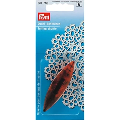 Image de Prym 611746 1 Tatting Shuttle, Multi, 7 cm