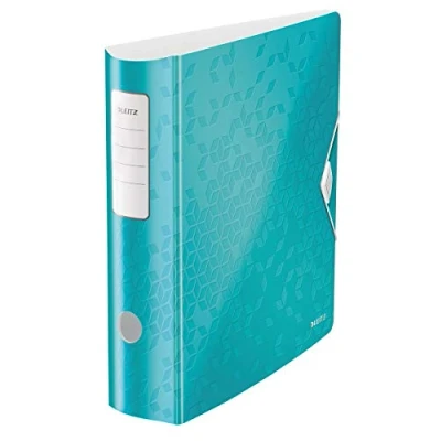 Image de Leitz WOW Classeur A4 82 mm Turquoise, Lot de 5