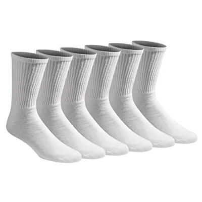 Image de Dickies Lot de 6/12 Chaussettes rembourrées Tout Usage décontractées, Blanc (6 Paires), Homme