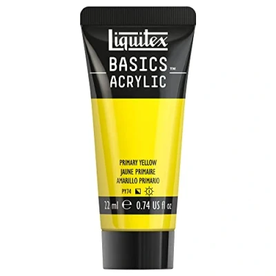 Image de Liquitex Acrylique Basics Tube 22 ml Jaune Primaire ROW