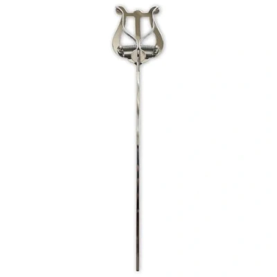 Image de Lyre pavillon pour Cuivres (Saxhorn, Euphonium, Tuba, Baritone etc.) Soundman Porte partitions Universal Nickelé