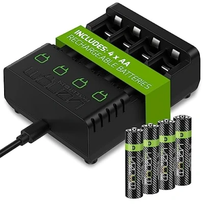 Image de Venom Power Recharge Station de charge plus 4 piles AA rechargeables 2100 mAh