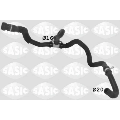 Image de SASIC 3404121 Durite De Refroidissement centre gauche RENAULT: Kangoo I Express, CLIO 2,