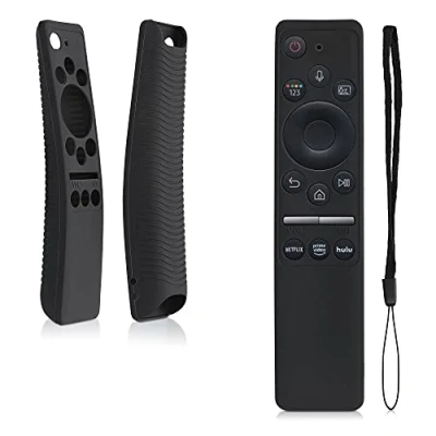 Image de Kwmobile 55137.01 Etui Compatible avec Samsung BN59 01312A / 01312B Coque telecommande TV en Silicone Noir