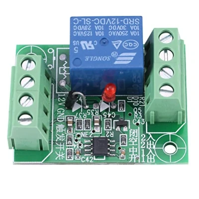 Image de relais de contrôle 12 V 1 canal Module commande Bistabile avec interrupteur Soft Touch
