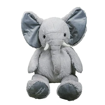 Image de Pioupiou et Merveilles Peluche Géante Fabrication Française XXL Jojo l&#039;élephant 100 CM de Haut Toute Douce pour Enfant Made in France 16609, L&#039;éléphant, l&#039;éléphant